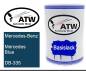 Preview: Mercedes-Benz, Mercedes Blue, DB-335: 500ml Lackdose, von ATW Autoteile West.